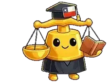 Justito, la mascota de PASA EL GRADO, animado